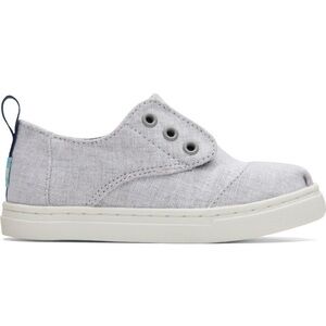 NEW Tiny Toms Slip-On Cordones Drizzle Grey Chambray toddler size 10